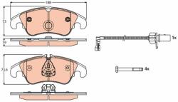 KRIEGER set placute frana, frana disc KRIEGER 0950006069 (0950006069)