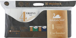 Harmony Toalettpapír 4-rétegű EXCLUSIVE PURE WHITE - 8 tekercs 8584014858489 (8584014858489)