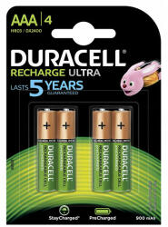 Duracell Recharge Ultra HRO3/DX2400 900mAh 4db (203822)