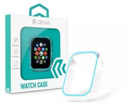 DEVIA ST359620 Devia Apple Watch (41mm) szilikon tok, Luminous Series Shockproof, kék (Sky Blue) (ST359620)