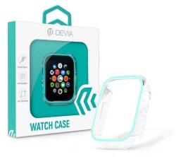 DEVIA ST359439 Devia Apple Watch (41mm) szilikon tok, Luminous Series Shockproof, zöld (Blue Green) (ST359439)
