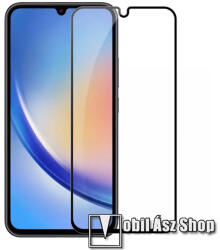 MyScreen Samsung Galaxy A34 (SM-A346B/DS), MYSCREEN DIAMOND GLASS EDGE üvegfólia, 9H, 0, 33mmm, Full cover, F (MD7450TG DEFG BLACK)