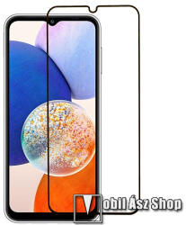 MyScreen Samsung Galaxy A14 5G (SM-A146), 4G (SM-A145), MYSCREEN DIAMOND GLASS EDGE üvegfólia, 9H, 0, 33mmm, Full cover, F (MD7453TG DEFG BLACK)