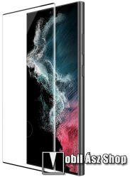 Mocolo Samsung Galaxy S23 Ultra (SM-S918), MOCOLO 3D üvegfólia, 9H, 0, 33mm, Full cover, Full Glue, Fekete