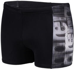 arena overlap swim short black/white multi s - uk32