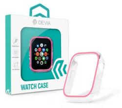 DEVIA ST365294 Devia Apple Watch (40mm) ütésálló tok, Luminous Series Shockproof, rózsaszín (Peach) (ST365294)