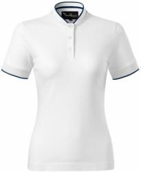MALFINI Tricou polo femei Diamond - Albă | 2XL (2740017)