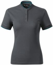 MALFINI Tricou polo femei Diamond - Deschisă antracit | 2XL (2748317)