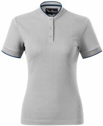 MALFINI Tricou polo femei Diamond - Gri argintiu | 2XL (274A417)