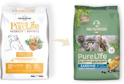 Pro-Nutrition PureLife Cat Sterilized (8kg, szardíniával)