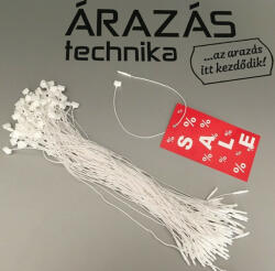  TEXTIL 12cm körszál PE - fehér zsinór (100db/cs)