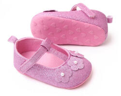 SuperBaby Pantofiori roz ciclamen pentru fetite - Sweety