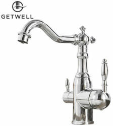 Getwell Heron-L, két karos, 3 utas Konyhai csap víztisztítókhoz Króm színben (GW230C)