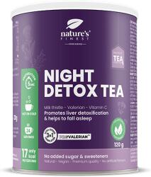 Nature's Finest Night Detox Tea | Alvás tea | Funkcionális tea | Tisztító keverék | ProValerian | Bio | Vegán | Relaxáció 120 g