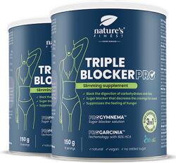 Nature’s Finest Triple Blocker Pro 1+1 | Szénhidrát blokkoló | Cukor blokkoló | Zsírégető | Gymnema sylvestre | HCA 300 g