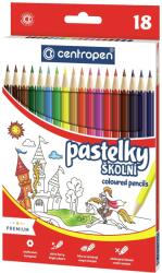 Centropen Creioane colorate CENTROPEN 9520, 18 culori/set