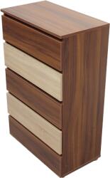  JANE Komód 5 fiókos rejtett fogantyúkkal - többféle színben