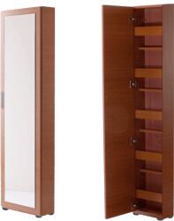  JANE Keskeny cipősszekrény 1 ajtós, tükörrel - többféle színben