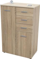  JANE webshop - Komód két ajtós 3 fiókos - többféle színben