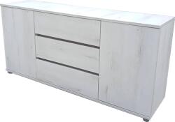  JANE Komód két ajtós 3 fiókos rejtett fogantyúkkal - többféle színben