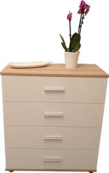  JANE Komód 4 fiókos 1 fogantyús - többféle színben