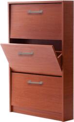  JANE Keskeny cipősszekrény billenős 3-as - többféle színben