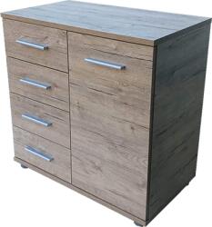  JANE webshop - Komód 1 ajtós 4 fiókos - többféle színben
