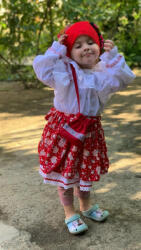Ie Traditionala Costum Traditional Fetite 0-12 luni Model VII