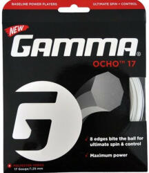 Gamma Tenisz húr Gamma Ocho (12, 2 m) - Fehér