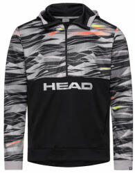 HEAD Férfi tenisz pulóver Head Slider Hoodie M - black/grey/red