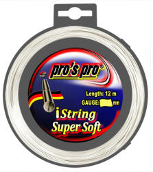 Pro's Pro Tenisz húr Pro's Pro iString Super Soft (12 m) - white