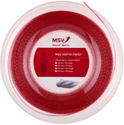 MSV Tenisz húr MSV Hepta Twist (200 m) - red