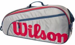 Wilson Tenisz táska Wilson Junior 3 PK Racket Bag - EQT/red