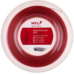 MSV Tenisz húr MSV Focus Hex Soft (200 m) - red