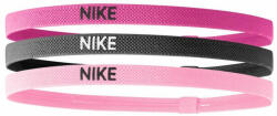 Nike Fejpánt Nike Elastic Hairbands 3PK - spark/gridiron/prism pink