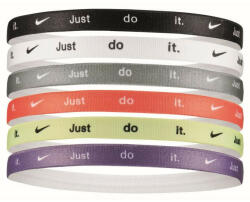 Nike Fejpánt Nike Printed Headbands 6PK - black/white/particle grey