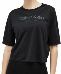 Calvin Klein Női póló Calvin Klein WO SS T-shirt (Boxy) - black beauty