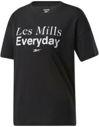 Reebok Női póló Reebok Les Mills Graphic Tee - black