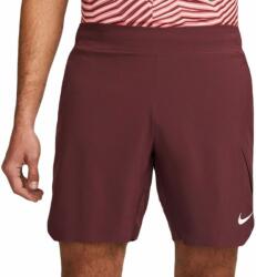 Nike Férfi tenisz rövidnadrág Nike Dri-Fit Slam Tennis Shorts - night maroon/white