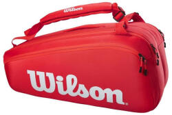 Wilson Tenisz táska Wilson Super Tour 9 Pk - red