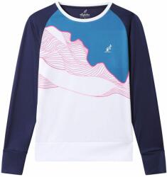 Australian Női póló (hosszú ujjú) Australian Ace T-Shirt Long Sleeve With Print In Front - blue cosmo