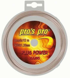 Pro's Pro Tenisz húr Pro's Pro Plus Power (12 m) - Fehér