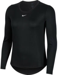 Nike Női póló (hosszú ujjú) Nike Dri-FIT One Women's Standard Fit Top - black/white