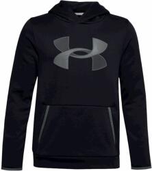 Under Armour Fiú pulóver Under Armour Fleece Hoodie Big Logo - Fekete