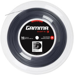 Gamma Tenisz húr Gamma iO Soft (200 m) - charcoal grey