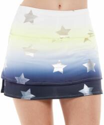 Lucky in Love Női teniszszoknya Lucky in Love Luv Core Long Star Dust Skirt - multicolor