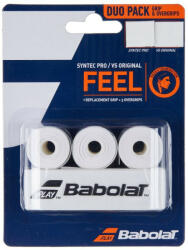 Babolat Tenisz markolat - csere Babolat Duo Pack Syntec Pro x 1 + VS Original x 3 - white