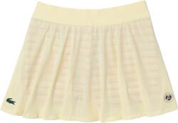 Lacoste Női teniszszoknya Lacoste Roland Garros Edition Sport Skirt with Built-in Shorts - yellow/light or