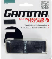 Gamma Tenisz markolat - csere Gamma Ultra Cushion Textured 1P - black
