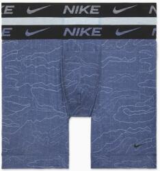 Nike Boxer alsó Nike Dri-Fit ReLuxe Boxer Brief 2P - navy coded print/worn blue heather